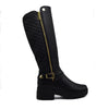 Botin negro acolchado para mujer 377-1-Z96