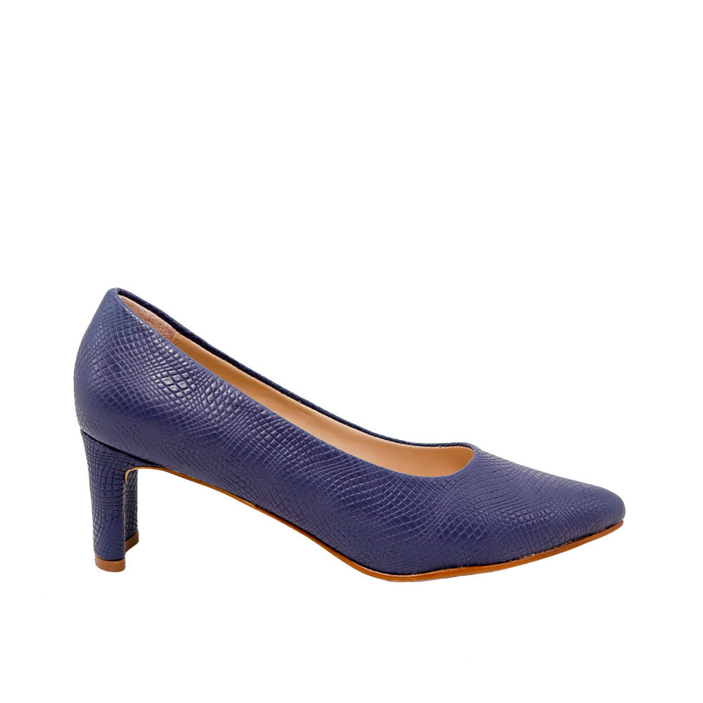 Tacon azul profundo para mujer 4750-1-Z503