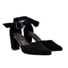 Tacon negro nobuck para mujer 5013-Z148