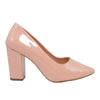 Tacon nude charol para mujer 5019-Z148