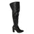 Bota negro charol para mujer 570-Z96