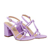 Sandalia tacon lila para mujer 705-Z191