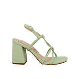 Sandalia tacon verde x pistacho para mujer 705-Z191