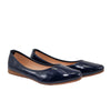 Baleta azul oscuro charol para mujer 7100-Z506