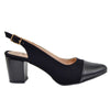 Tacon negro nobuck para mujer 8033-Z140
