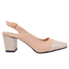 Tacon nude charol para mujer 8033-Z140