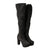 Bota negro gamusa para mujer 917-Z524