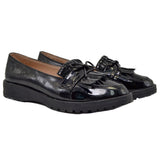 Baleta negro charol para mujer 968-Z462