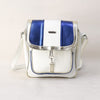 Bolso talco x azul x dorado para mujer BOL041