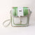 Bolso talco x verde x dorado para mujer BOL041