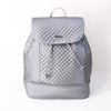 Morral acolchado plateado para mujer BOL338-1