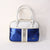 Bolso talco x azul x dorado para mujer BOL322
