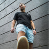 Camiseta-casual-para-hombre-negro-CALIX