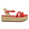Plataforma rojo para mujer L-45-Z471
