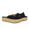 Plataforma baja negro nobuck para mujer L105-Z471