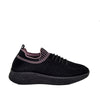 Tenis negro x rosa para mujer P42-Z400
