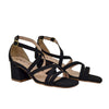 Sandalia tacon negro para mujer Q30-Z471