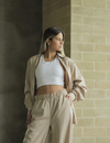Set para mujer Chloe en color Beige - ZAVATTY-tenis-tacones-botines-zapatos-para-mujer