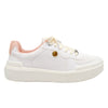 Tenis blanco x rosa para mujer TA743