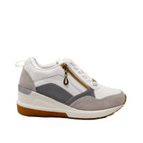Tenis talcoxgrisxplata para mujer TA809