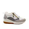 Tenis talcoxgrisxplata para mujer TA809