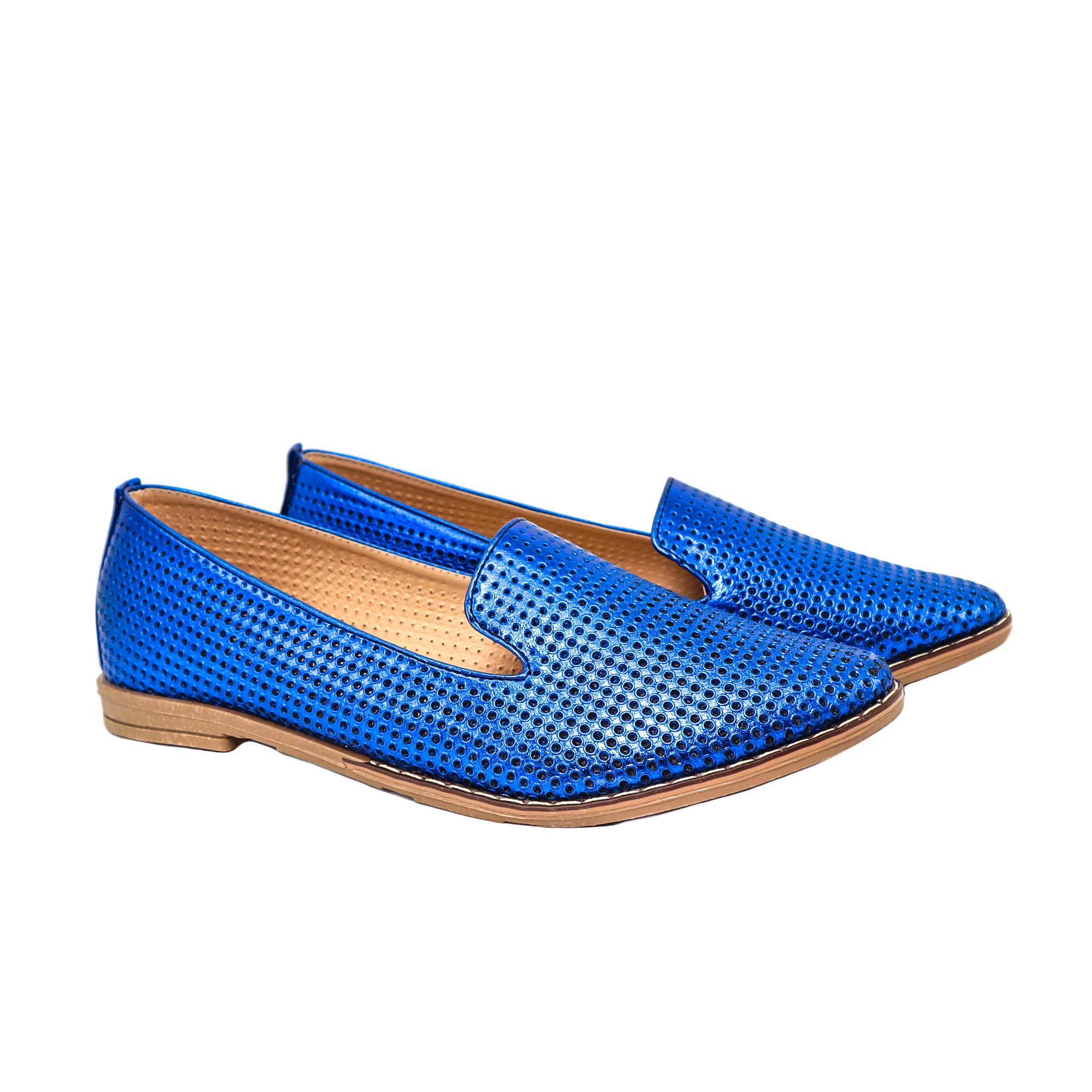 Baleta azul neon para mujer 1100-Z147