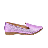 Baleta lila metalizado para mujer 1100-Z147