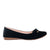 Baleta negro nobuck para mujer BC01-Z490