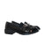 Mocasin negro charol para mujer 1772-1-Z227