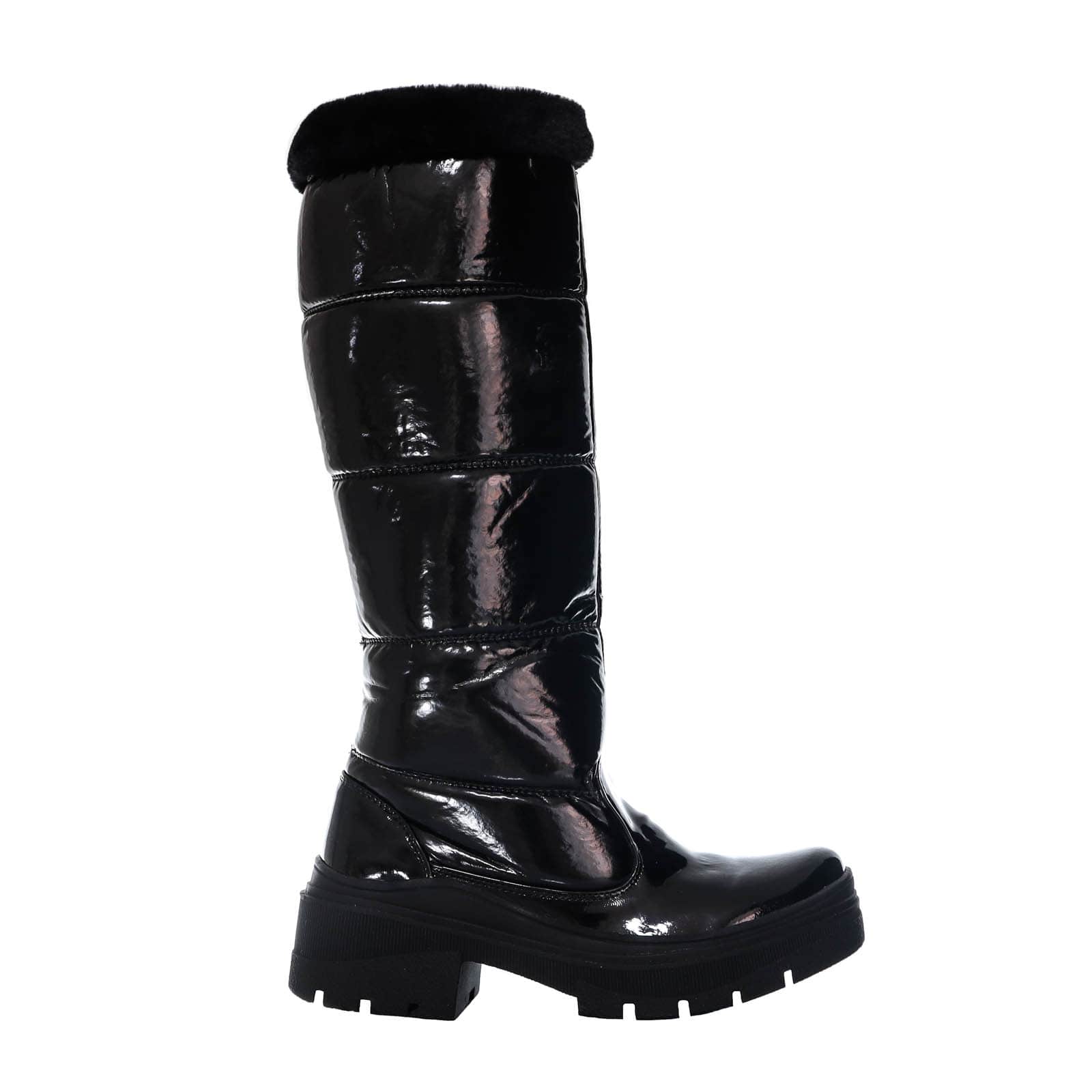 Bota negro charol para mujer 1232-Z279