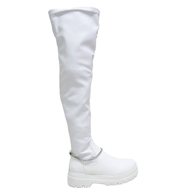 Bota blanco para mujer 3020A-Z482