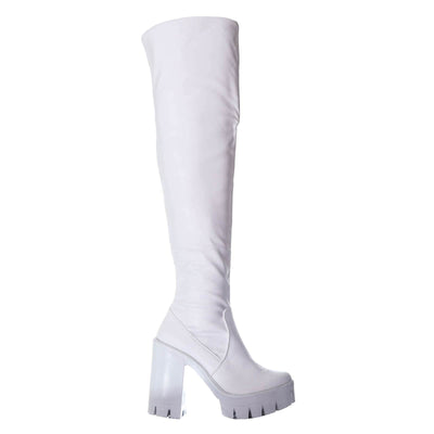 Bota blanco para mujer LICRA3-Z279