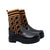 Botin negro x cafe para mujer 310-Z126