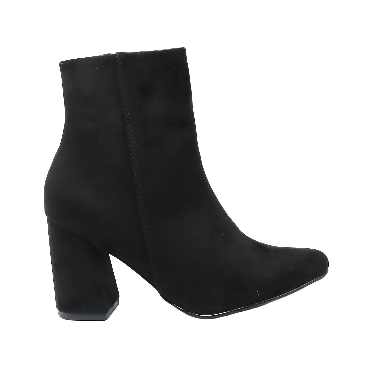 Botin negro gamusa para mujer 7515-Z411