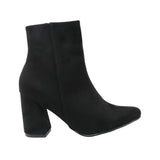 Botin negro gamusa para mujer 7515-Z411