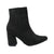 Botin negro gamusa para mujer 7515-Z411