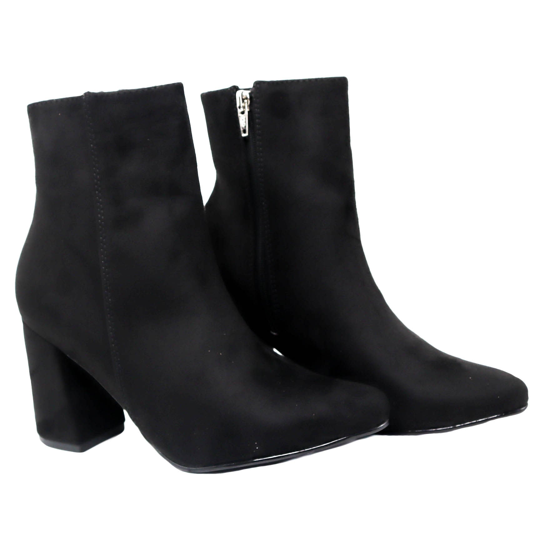 Botin negro gamusa para mujer 7515-Z411