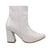 Botin blanco charol para mujer 7515-Z411