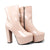 Botin rosado charol para mujer 7602-Z524