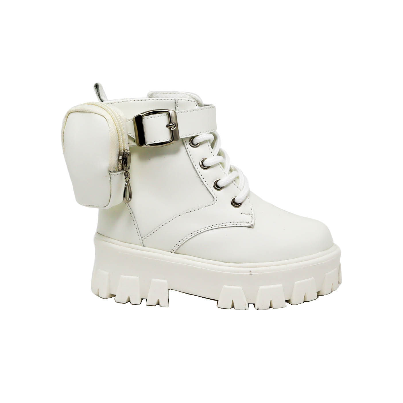 Botin blanco ostra para niña 11228-Z126