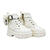 Botin blanco ostra para niña 11228-Z126