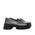 Mocasin high negro cuero para mujer W128-Z495