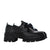 Mocasin high negro cuero para mujer W113-Z495