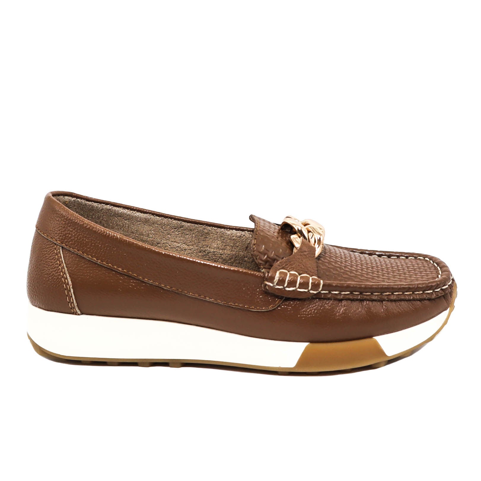 Mocassin chocolate para mujer Y318-Z550