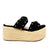 Plataforma tacon negro para mujer H23-Z471