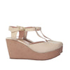Plataforma tacon talco cuero para mujer MIRELLA-Z11