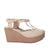 Plataforma tacon talco cuero para mujer MIRELLA-Z11
