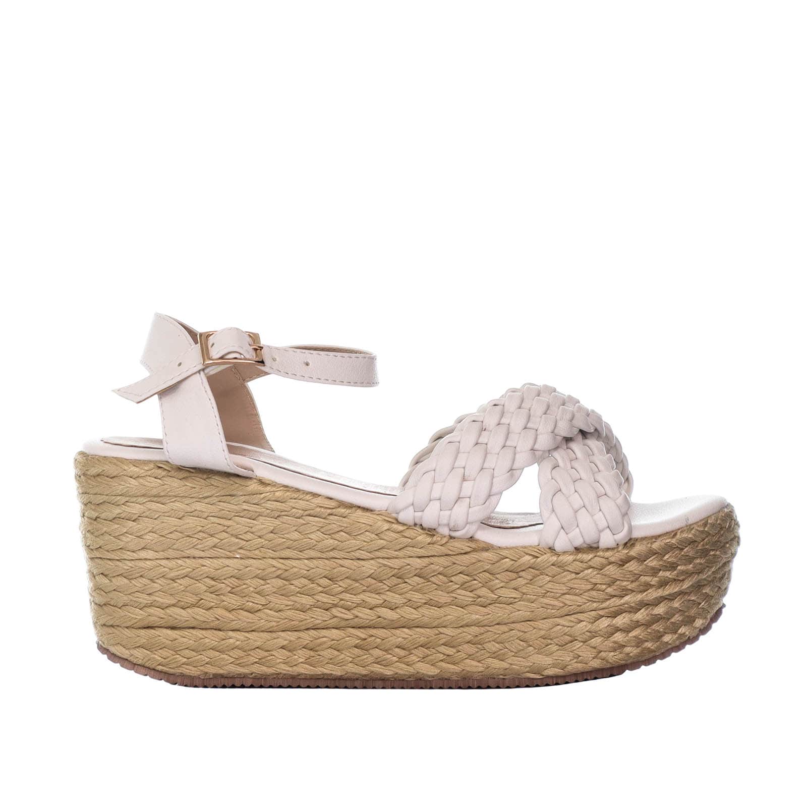 Plataforma alta blanco para mujer P150-Z471