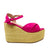 Plataforma alta fucsia para mujer S08-Z471