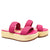 Plataforma baja fucsia para mujer L108-Z471